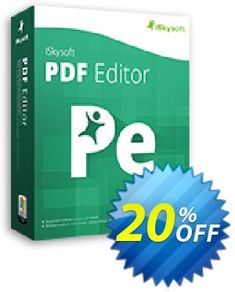 iskysoft pdf editor coupon for mac